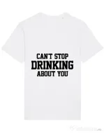Tricou STANLEY STELLA barbat Can't stop drinking about you Alb