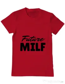 Tricou ADLER barbat Future Milf Rosu