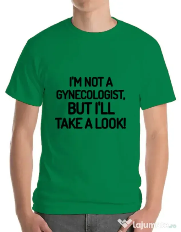 Tricou ADLER barbat Gynecologist Verde mediu