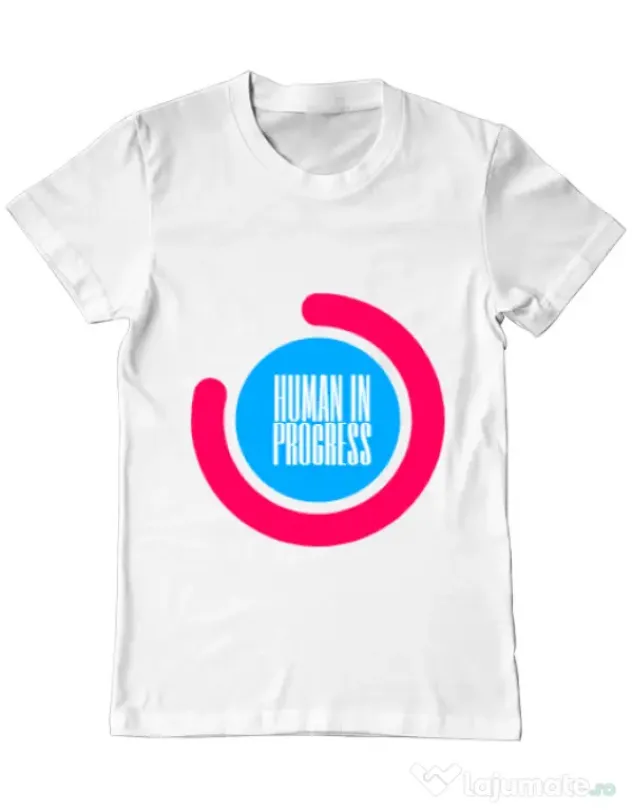 Tricou ADLER barbat Human in progress Alb