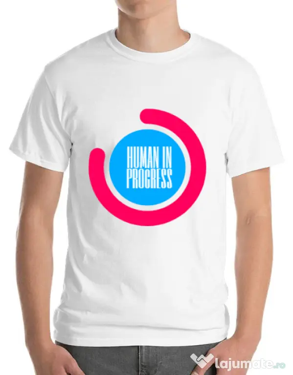 Tricou ADLER barbat Human in progress Alb