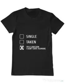 Tricou ADLER barbat I'm a unicorn Negru