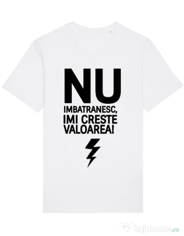 Tricou STANLEY STELLA barbat Nu imbatranesc Alb