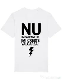Tricou STANLEY STELLA barbat Nu imbatranesc Alb