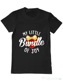 Tricou ADLER barbat Bundle of joy Negru
