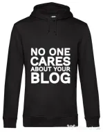 Hoodie barbat cu gluga No one cares Negru