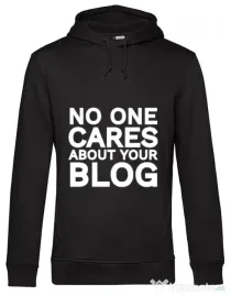 Hoodie barbat cu gluga No one cares Negru