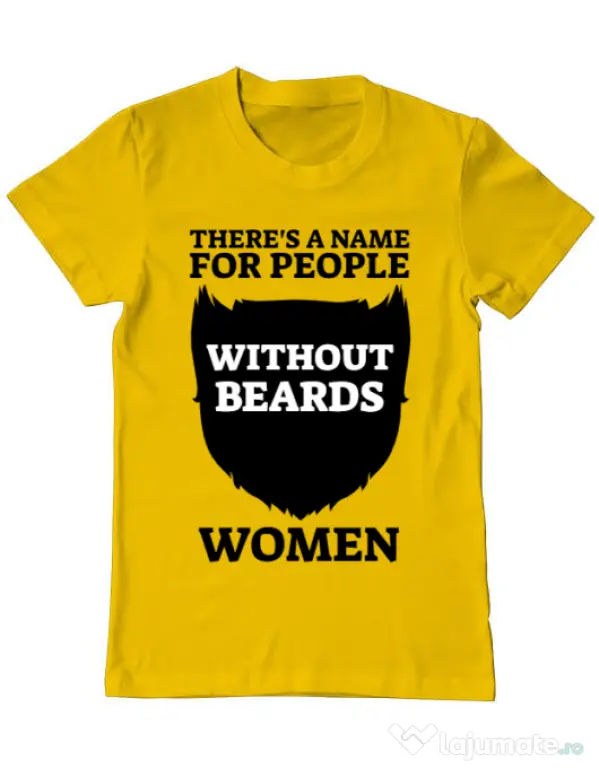 Tricou ADLER barbat People without beards Galben