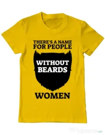 Tricou ADLER barbat People without beards Galben