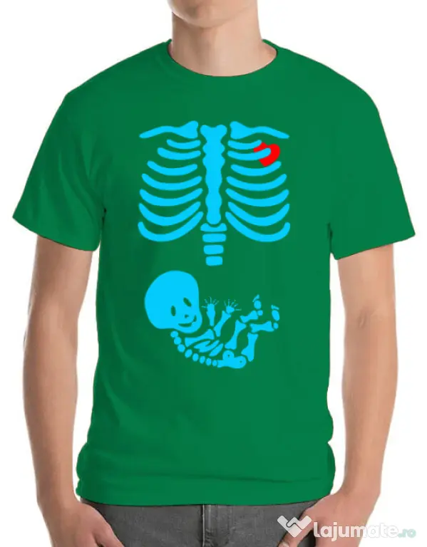 Tricou ADLER barbat Radiografie Verde mediu