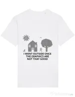 Tricou STANLEY STELLA barbat Reality graphics Alb