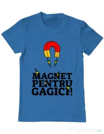 Tricou ADLER barbat Magnet pentru gagici Albastru azuriu