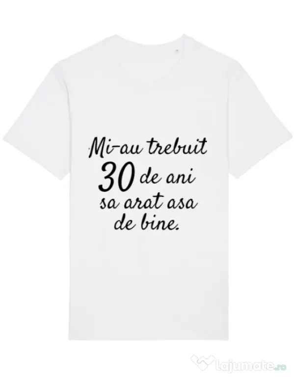 Tricou STANLEY STELLA barbat 30 de ani Alb