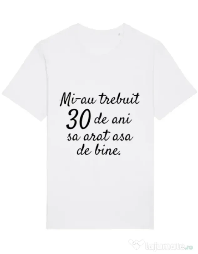 Tricou STANLEY STELLA barbat 30 de ani Alb