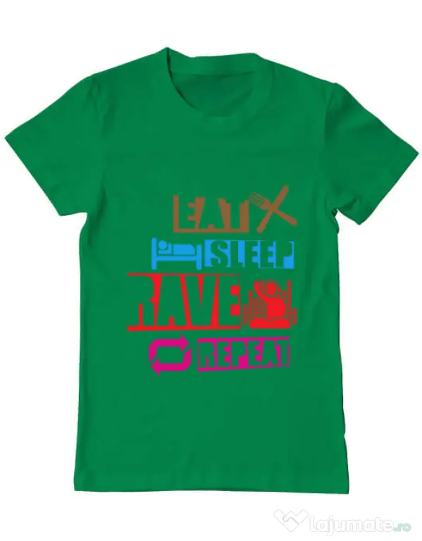 Tricou ADLER barbat Raver Verde mediu