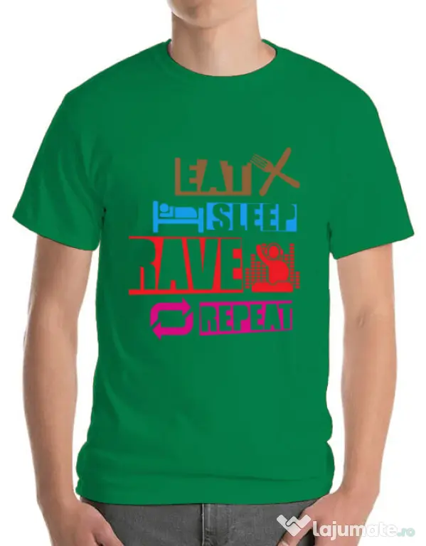 Tricou ADLER barbat Raver Verde mediu