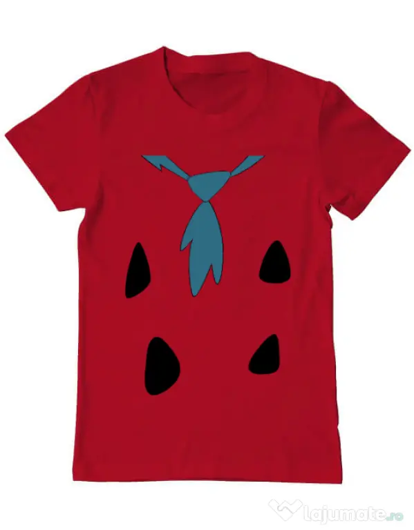 Tricou ADLER barbat Flinstone costume Rosu