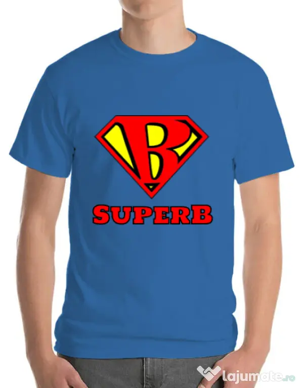 Tricou ADLER barbat Superb Albastru azuriu