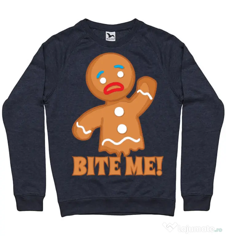 Bluza ADLER barbat Bite me Denim inchis