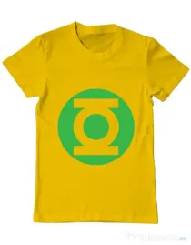 Tricou ADLER barbat Green lantern Galben