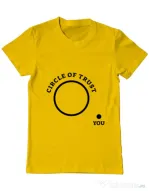 Tricou ADLER barbat Circle of trust Galben