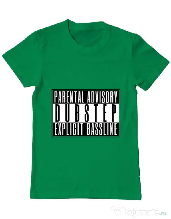 Tricou ADLER barbat Explicit bassline Verde mediu
