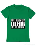 Tricou ADLER barbat Explicit bassline Verde mediu