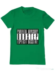 Tricou ADLER barbat Explicit bassline Verde mediu