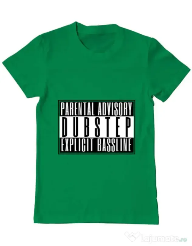 Tricou ADLER barbat Explicit bassline Verde mediu