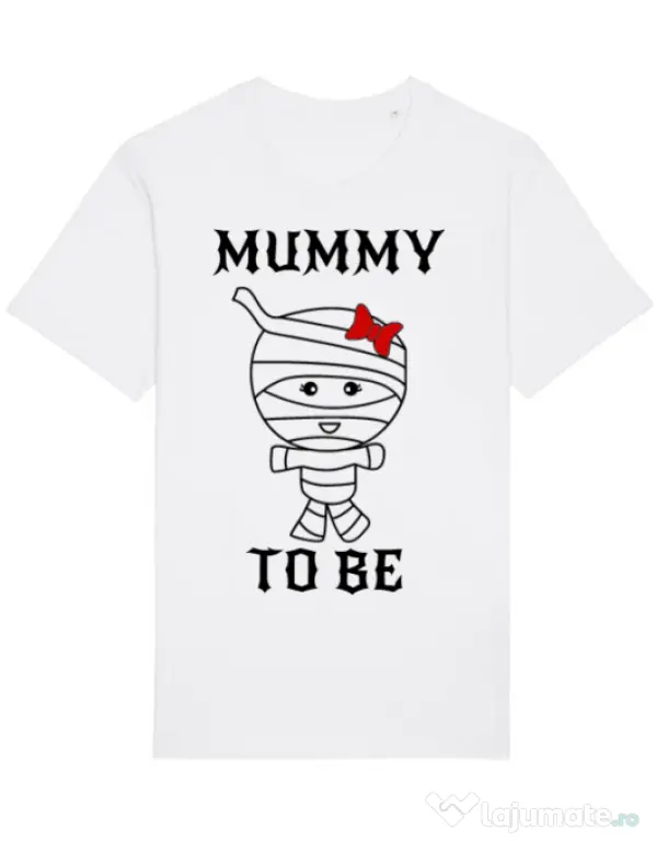 Tricou STANLEY STELLA barbat Mummy to be girl Alb