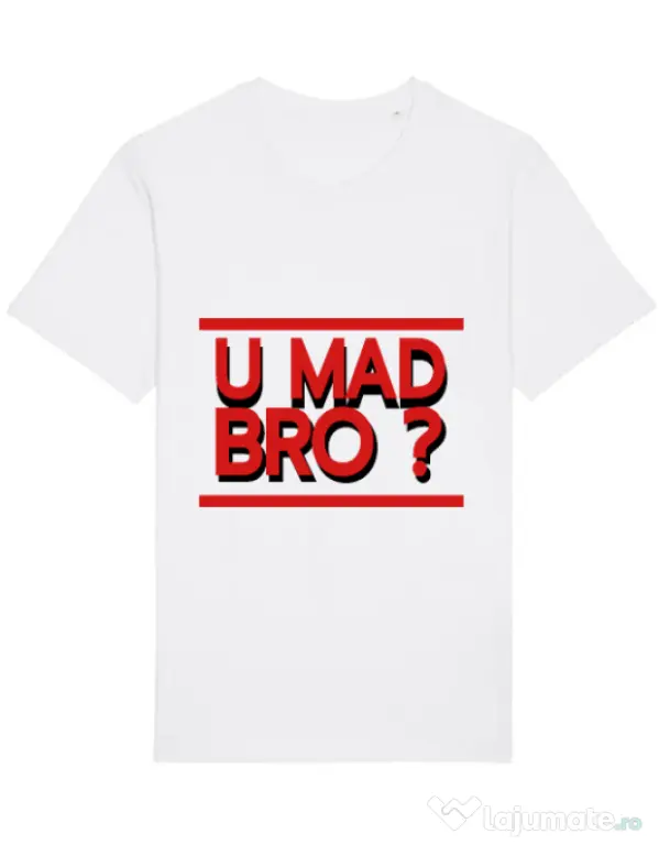 Tricou STANLEY STELLA barbat U mad bro? Alb