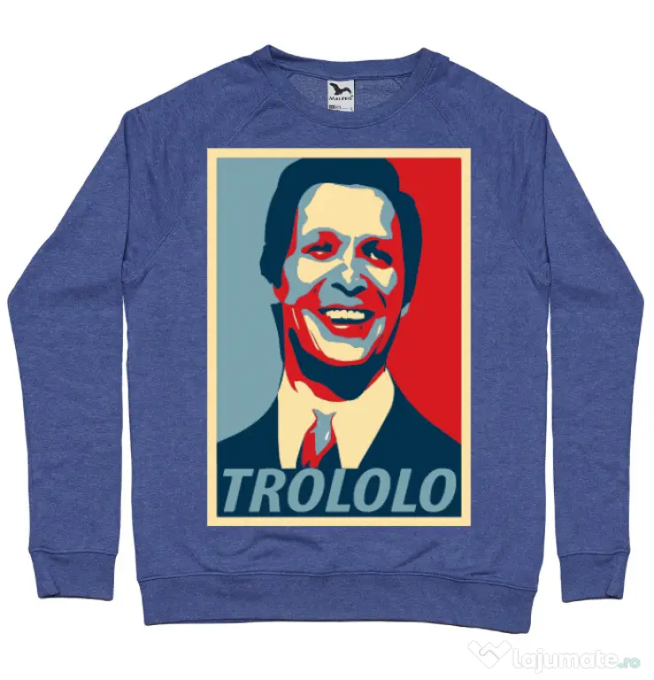 Bluza ADLER barbat Trololo Albastru melanj