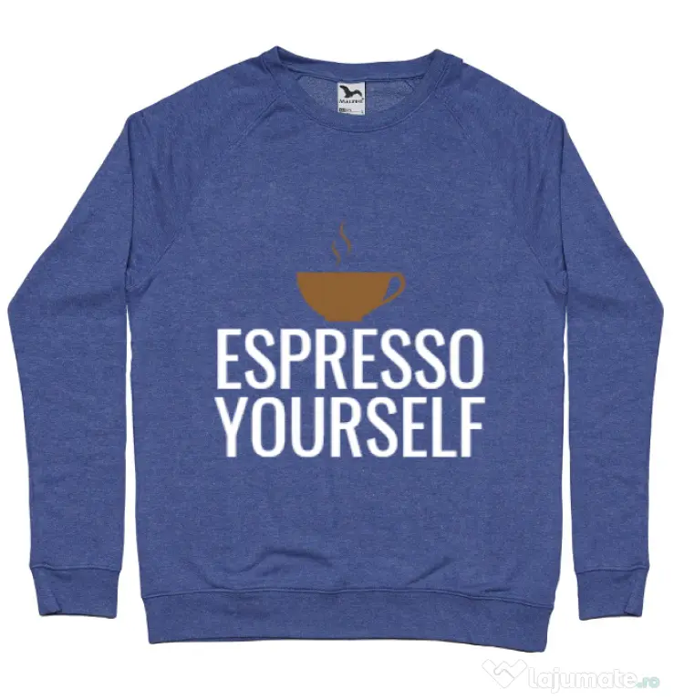 Bluza ADLER barbat Espresso yourself Albastru melanj