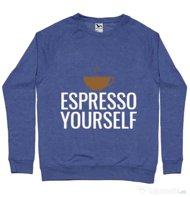 Bluza ADLER barbat Espresso yourself Albastru melanj