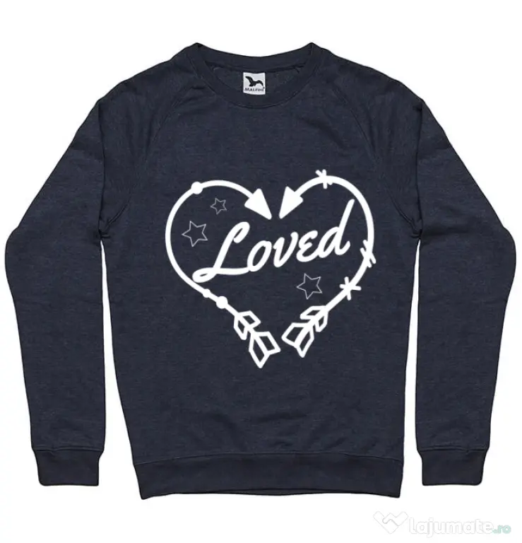 Bluza ADLER barbat Loved Denim inchis
