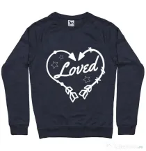 Bluza ADLER barbat Loved Denim inchis