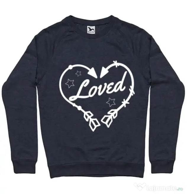 Bluza ADLER barbat Loved Denim inchis