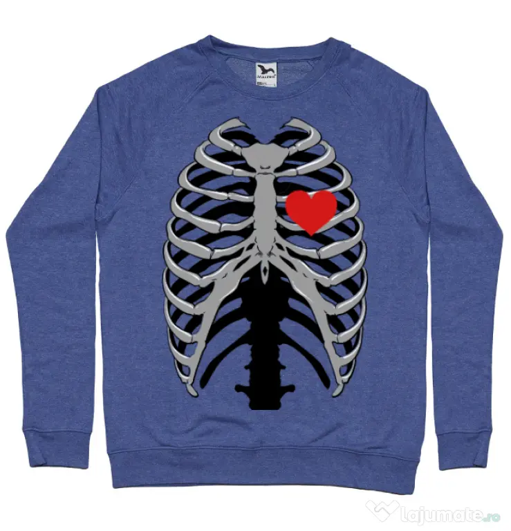 Bluza ADLER barbat Dead lover Albastru melanj
