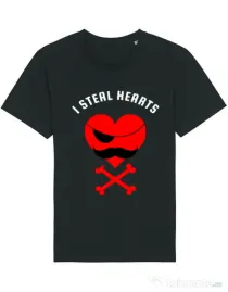 Tricou STANLEY STELLA barbat I steal hearts Negru