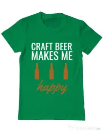 Tricou ADLER barbat Craft beer Verde mediu