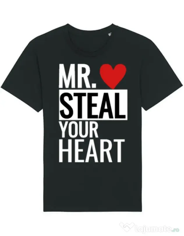 Tricou STANLEY STELLA barbat Mr. steal your heart Negru