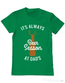 Tricou ADLER barbat Beer season Verde mediu