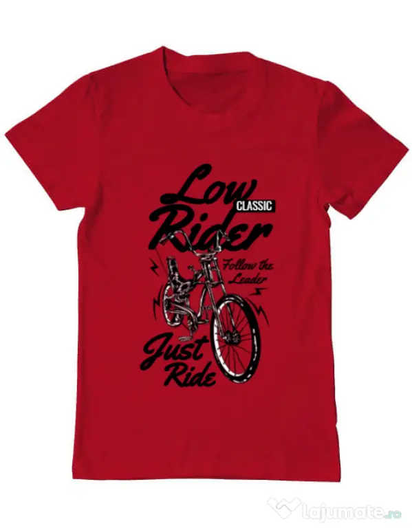 Tricou ADLER barbat Lowrider Rosu
