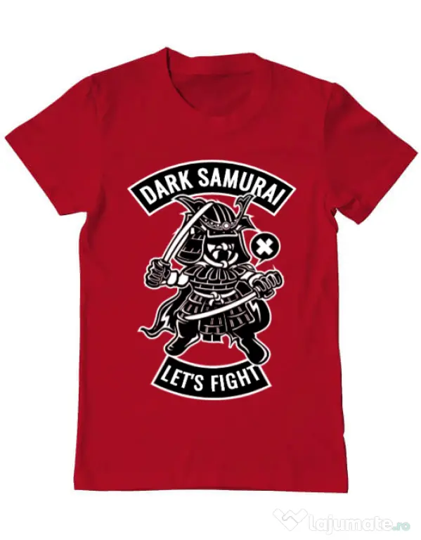 Tricou ADLER barbat Dark samurai Rosu
