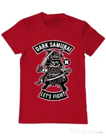 Tricou ADLER barbat Dark samurai Rosu