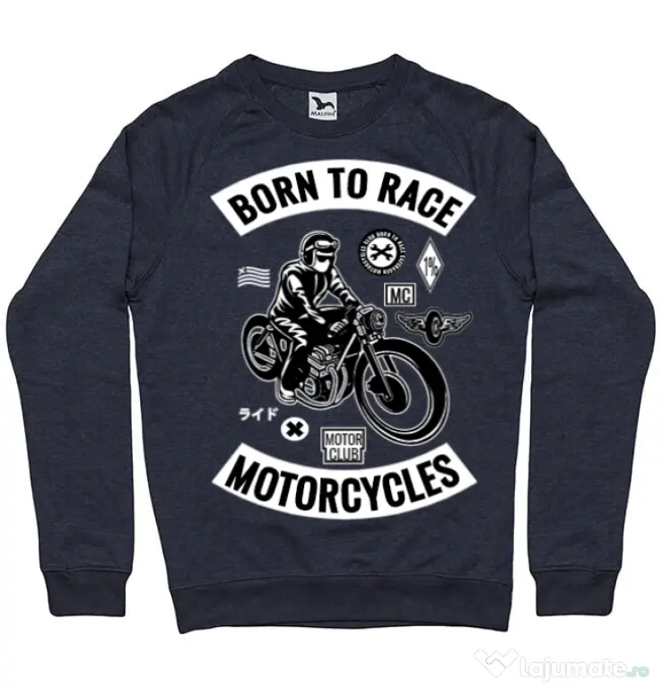 Bluza ADLER barbat Born to race Denim inchis