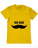 Tricou ADLER barbat Big man Galben