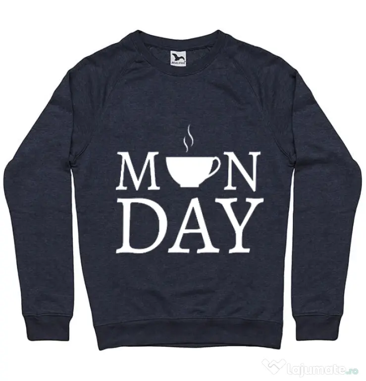 Bluza ADLER barbat Monday coffee Denim inchis