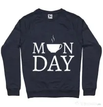Bluza ADLER barbat Monday coffee Denim inchis