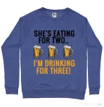 Bluza ADLER barbat Drinking for three Albastru melanj